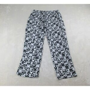 Disney Pants Boys Extra Large White AOP Michey Mouse Sleepwear Lounge Youth Kids